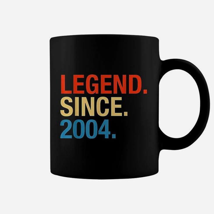 Legend Since 2004 17 Years Old 17Th Birthday Coffee Mug