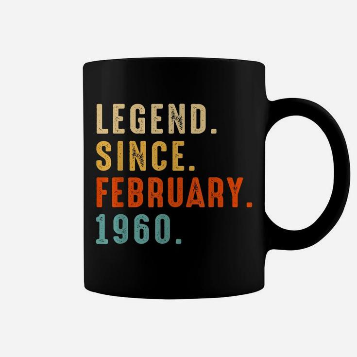 Legend Since February 1960 Gift 62 Year 62Nd Birthday Gift Coffee Mug