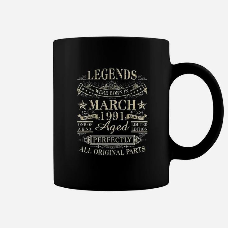 Legends Were Born In March 1991 30Th Birthday Gift Coffee Mug