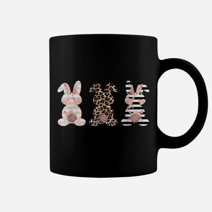 Leopard Easter Bunny Rabbit Trio Cute Easter Coffee Mug