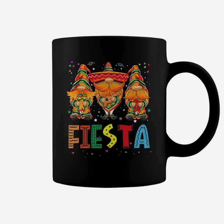 Let's Fiesta Cinco De Mayo Latin Gnomes Mexican Party Poncho Coffee Mug