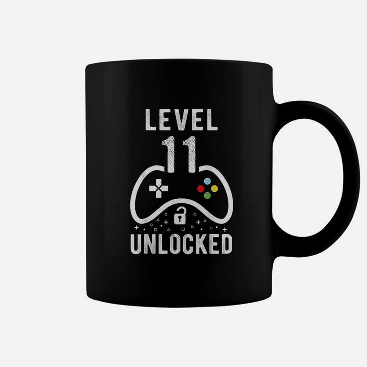 Level 11 Unlocked Video Game 11Th Birthday Coffee Mug