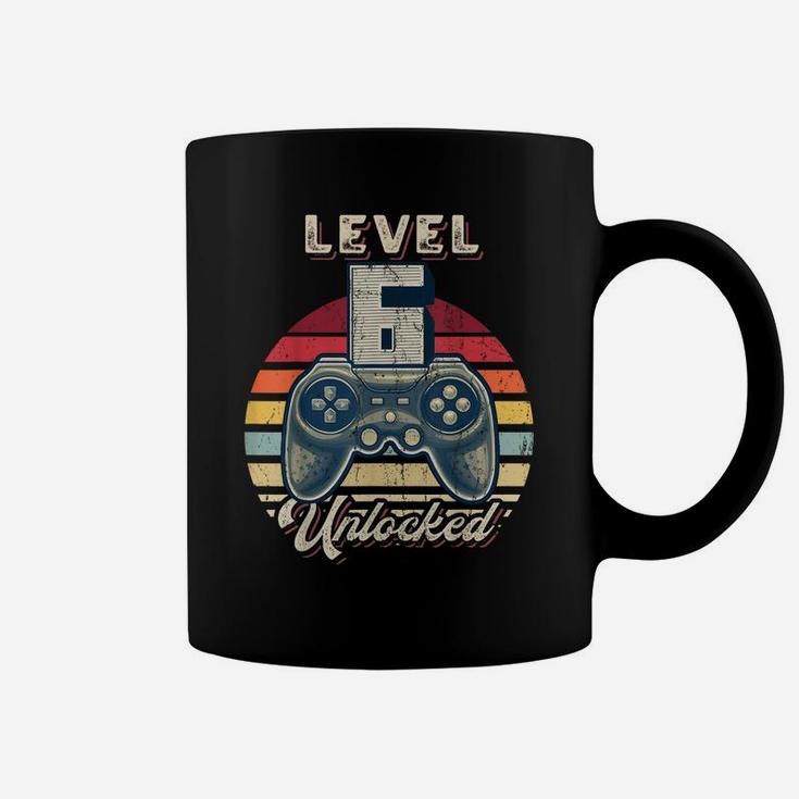 Level 6 Unlocked Video Game 6Th Birthday Gamer Boys Coffee Mug