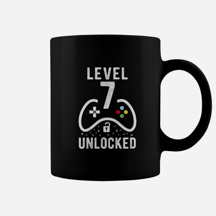 Level 7 Unlocked Video Game 7Th Birthday Coffee Mug