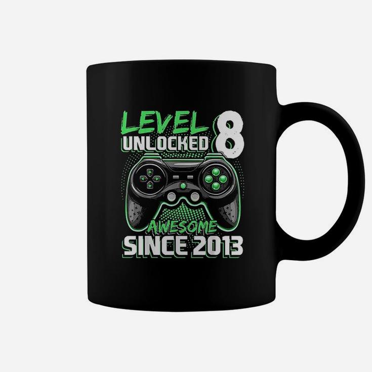 Level 8 Unlocked Awesome 2013 Video Game 8Th Birthday Coffee Mug