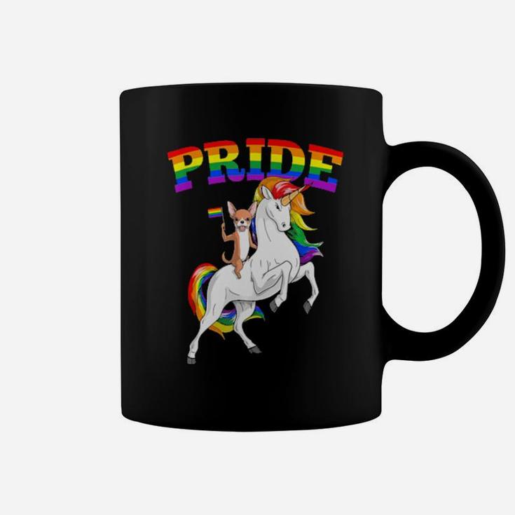 Lgbt Chihuahua Dog Unicorn Gay Pride Rainbow Lgbtq Coffee Mug