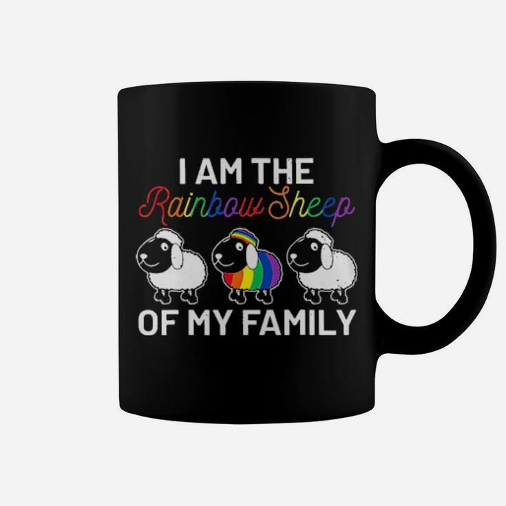 Lgbt I Am The Rainbow Sheep Of My Family Coffee Mug