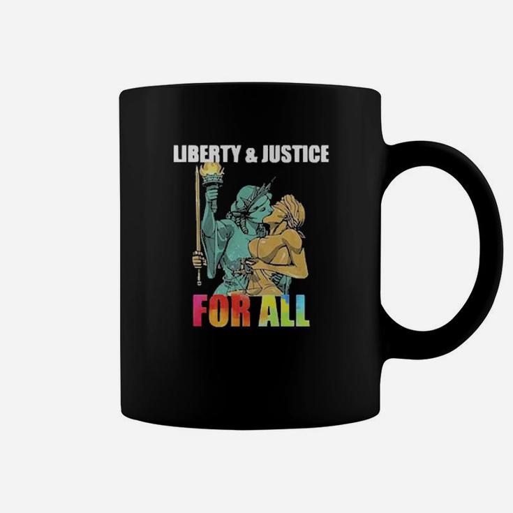 Lgbt Liberty And Justice For All Coffee Mug