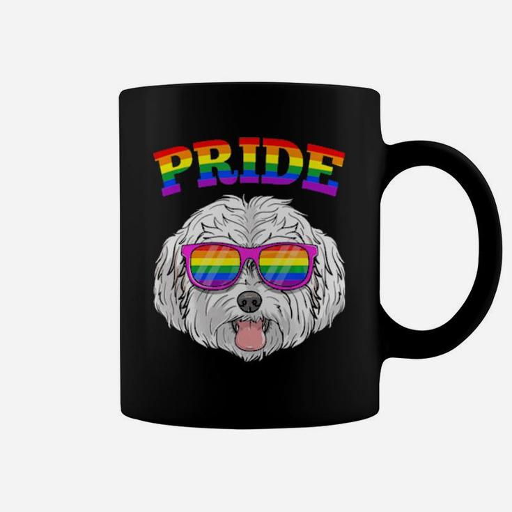 Lgbt Maltese Dog Gay Pride Rainbow Lgbtq Cute Gift Coffee Mug