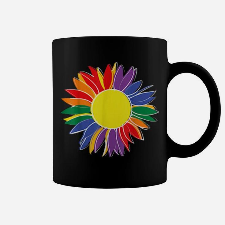 Lgbt Pride Sunflower Gay Love Coffee Mug