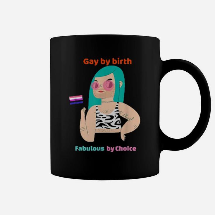 Lgbt Proud Gay By Birth Coffee Mug
