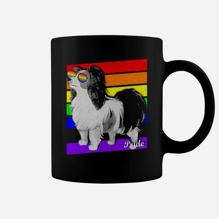 Lgbt Rainbow Flag Gay Pride Papillon Coffee Mug