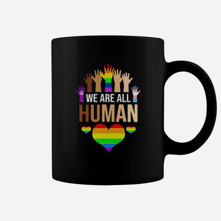 Lgbt We Are All Human Coffee Mug