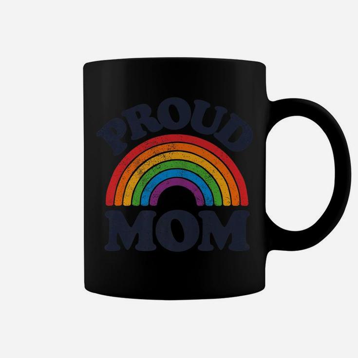 Lgbtq Proud Mom Gay Pride Lgbt Ally Rainbow Mother's Day Coffee Mug
