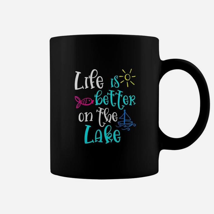 Life Is Better On The Lake Summer Coffee Mug