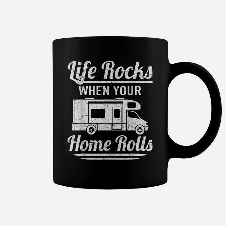 Life Rocks When Living Room Funny Family Camping Gift Coffee Mug
