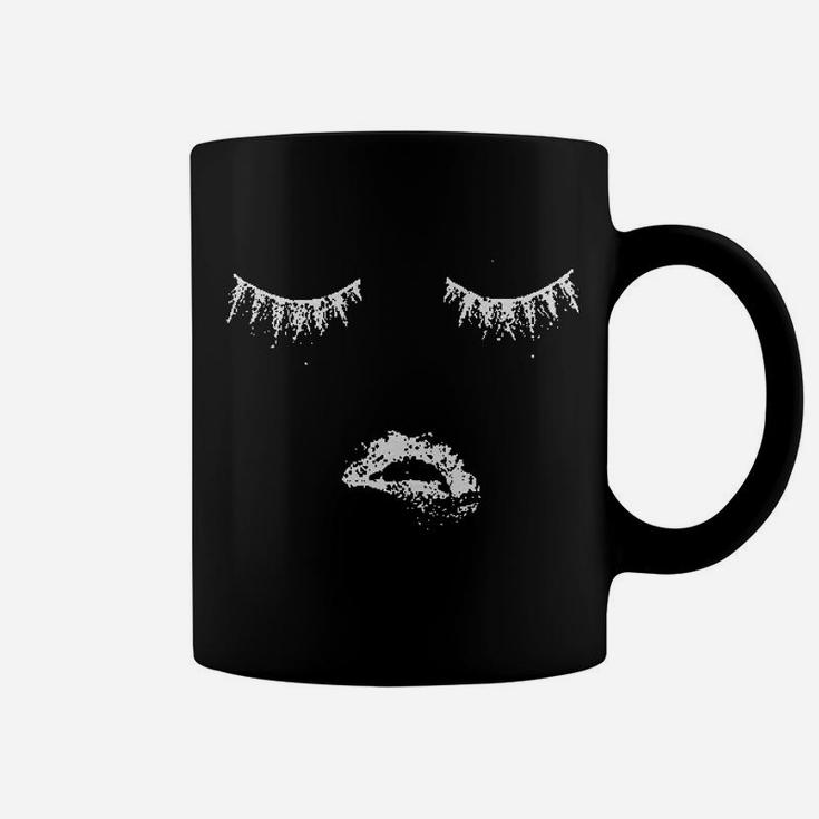 Lips And Lashes Coffee Mug