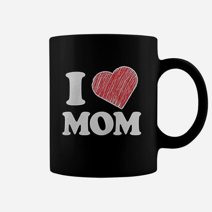 Little Boys I Love Mom Coffee Mug