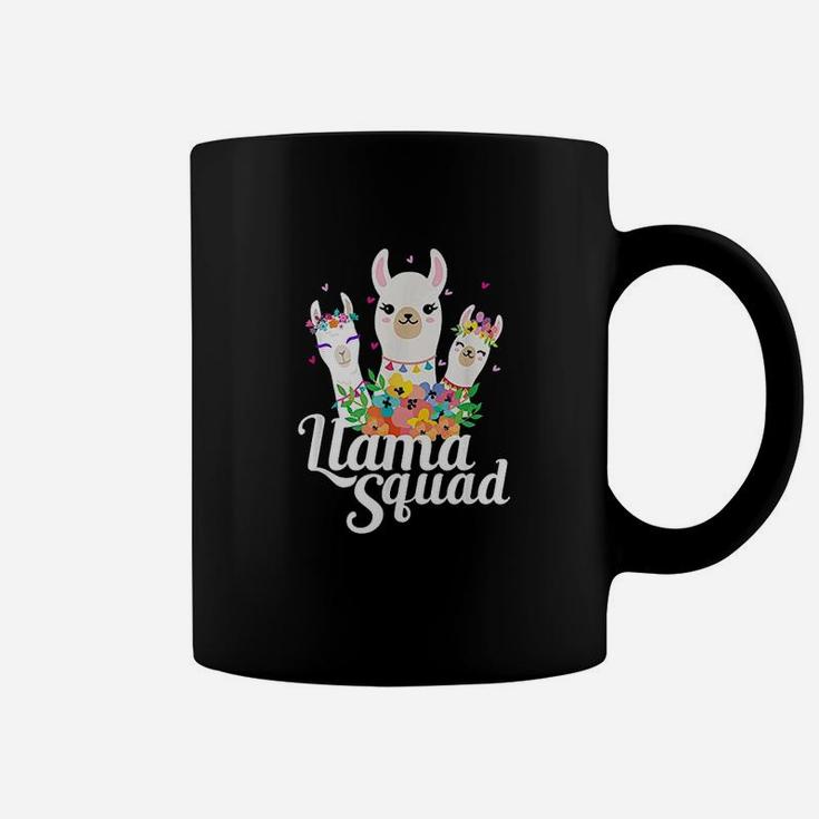 Llama Squad Funny Cute Llama Matching Coffee Mug