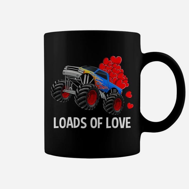 Loads Of Love - Monster Truck Valentine's Day Gift Boys Kids Coffee Mug
