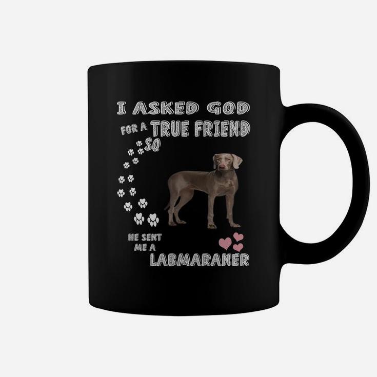 Lovable Weimador Dog Quote Mom Dad Costume, Cute Labmaraner Coffee Mug