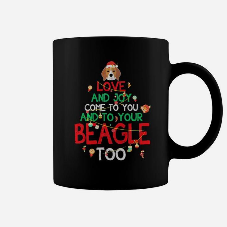Love And Joy You And Your Beagle Dog Lover Xmas Coffee Mug