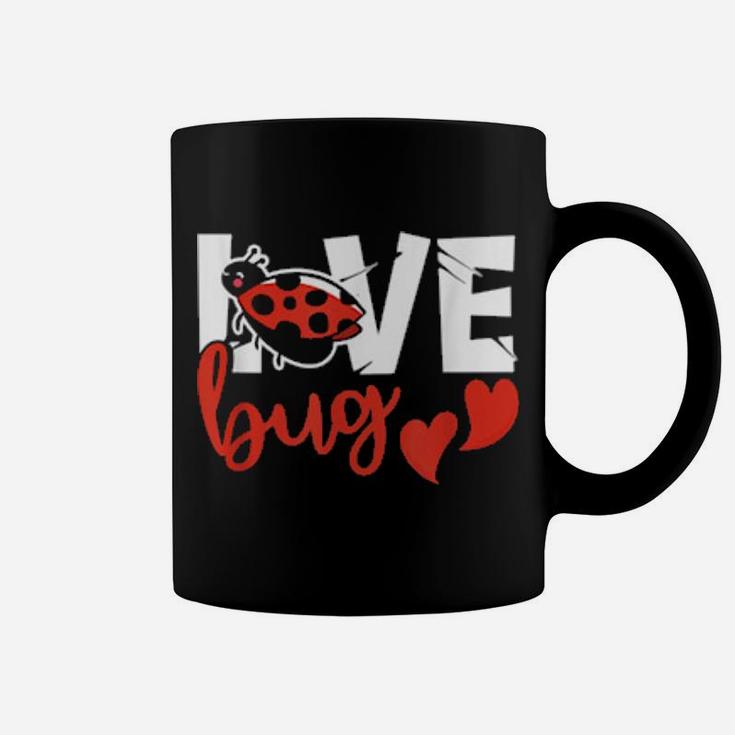 Love Bug Valentines Day Ladybug February 14Th Apparel Coffee Mug