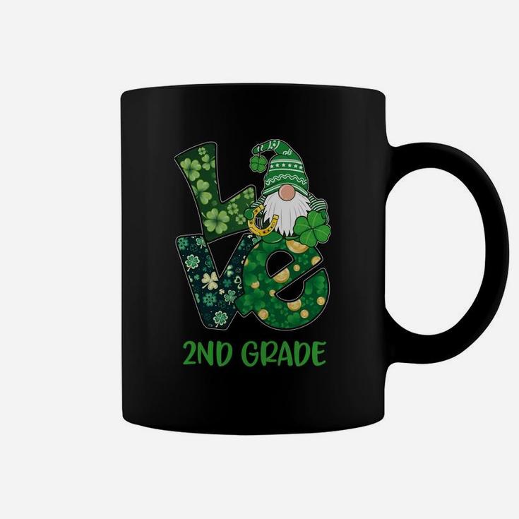 Love Gnome 2Nd Grade St Patricks Day Teacher Or Student Coffee Mug