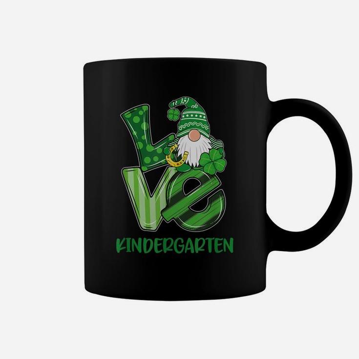 Love Gnome Kindergarten St Patricks Day Teacher Or Student Coffee Mug