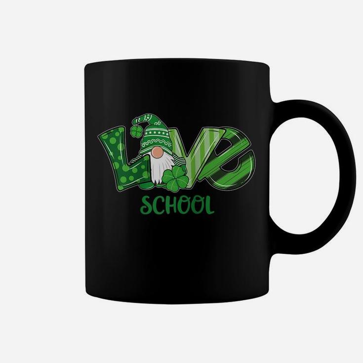 Love Gnome School St Patricks Day Teacher Or Student Raglan Baseball Tee Coffee Mug