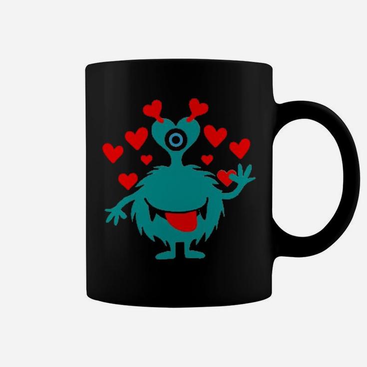 Love Monster Valentine Coffee Mug