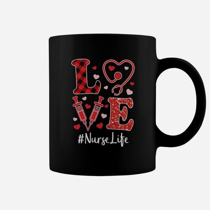 Love Nurse Valentine Nurse Life Coffee Mug