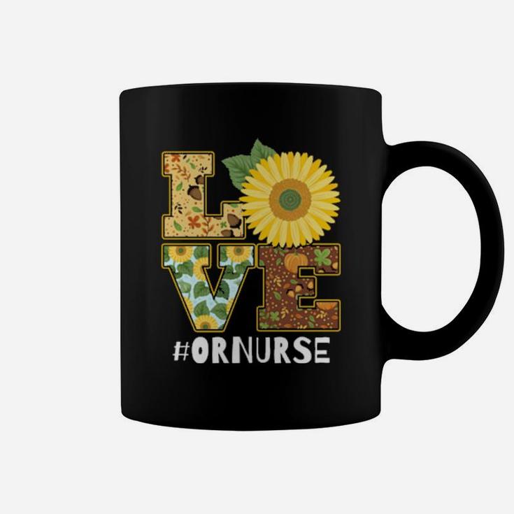 Love Sunflower Or Nurse Birthday Thanksgiving Xmas Coffee Mug