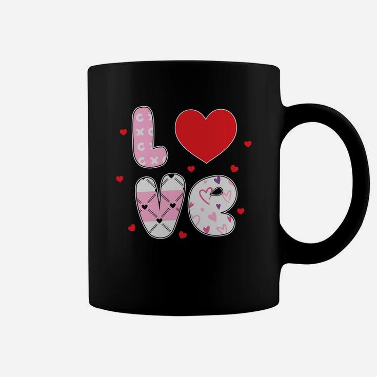 Love Valentine Gift Hearts Happy Valentines Day Coffee Mug