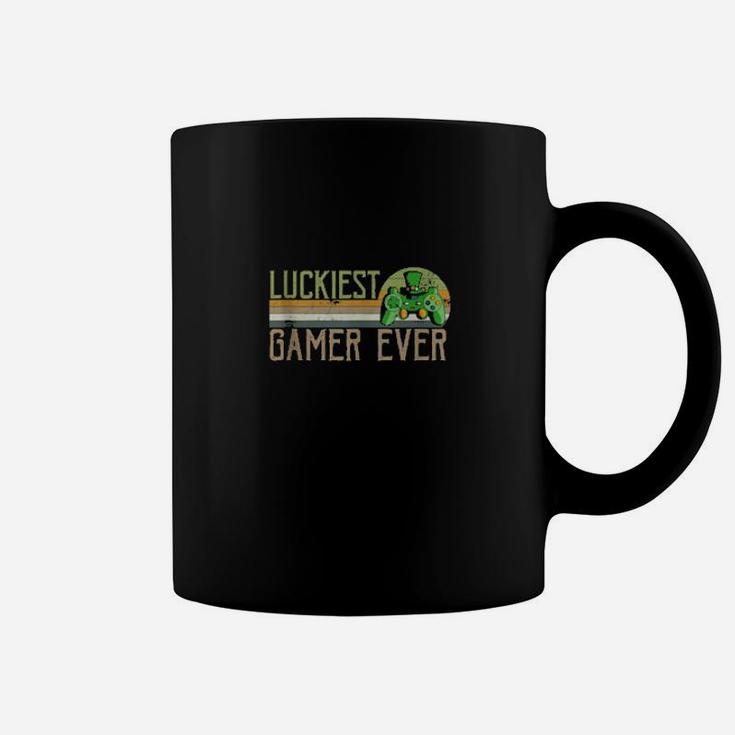 Luckiest Gamer Ever Video Games St Patricks Day Irish Coffee Mug