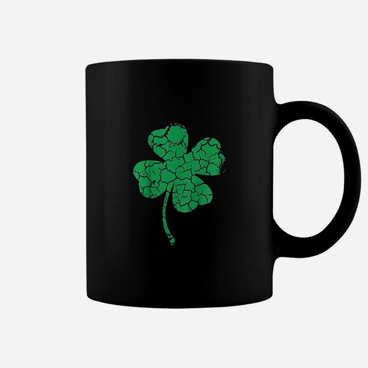 Lucky Four Leaf Clover St Patricks Day Coffee Mug