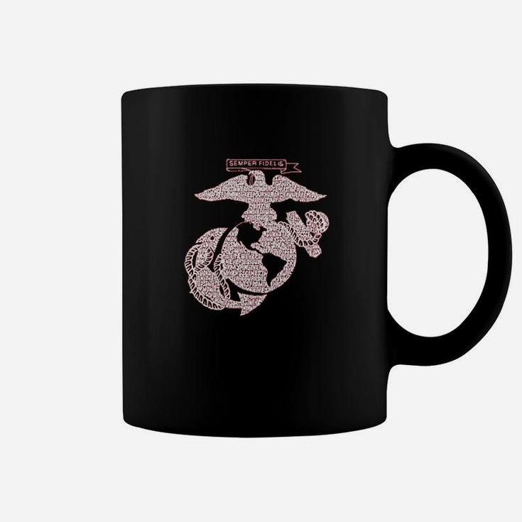 Lyrics To The Marines Coffee Mug