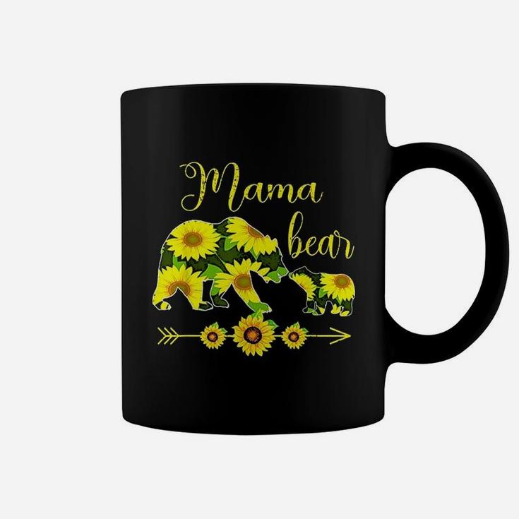 Mama Bear Sunflower Coffee Mug