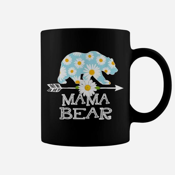 Mama Daisy Flower Bear Mothers Day Family Matching Coffee Mug
