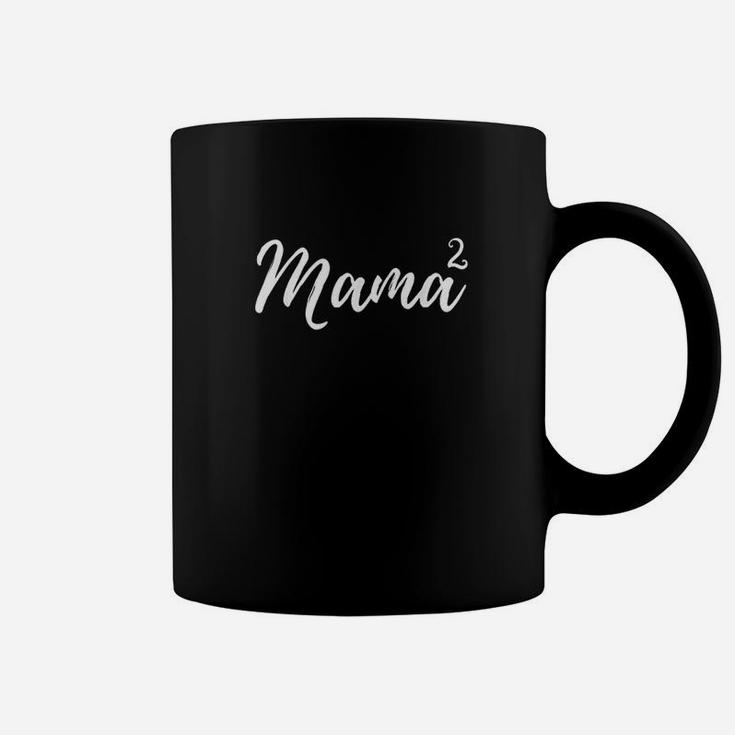 Mama Squared Mother Of Two Mom Of Twins Mothers Day Gifts Coffee Mug