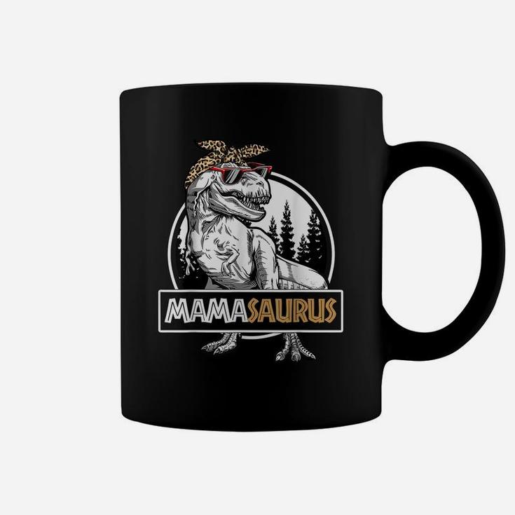 Mamasaurus T Rex Dinosaur Mama Saurus Funny Family Matching Coffee Mug