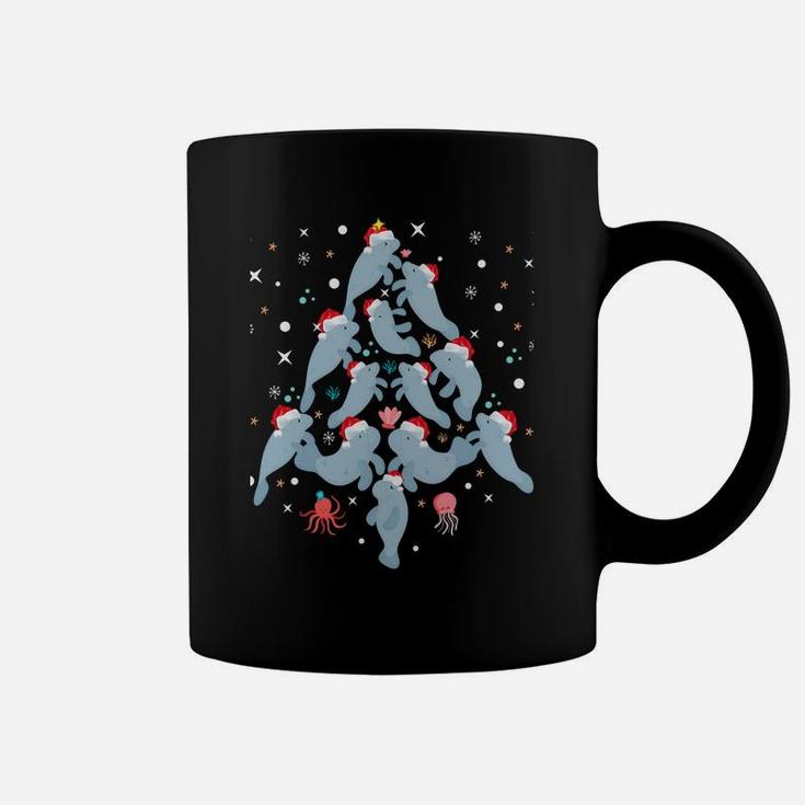 Manatee Christmas Tree Matching Family Funny Xmas Tree Gifts Sweatshirt Coffee Mug