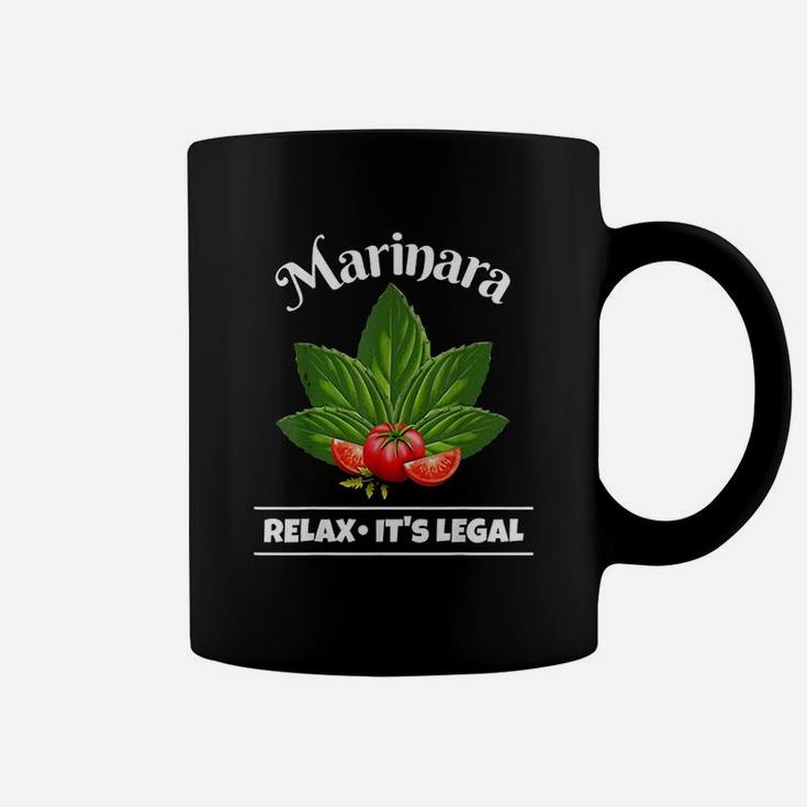 Marinara Relax It Is Legal Basil And Tomatoes Coffee Mug