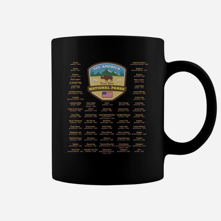 Mark Your Parks - 59 National Parks Coffee Mug