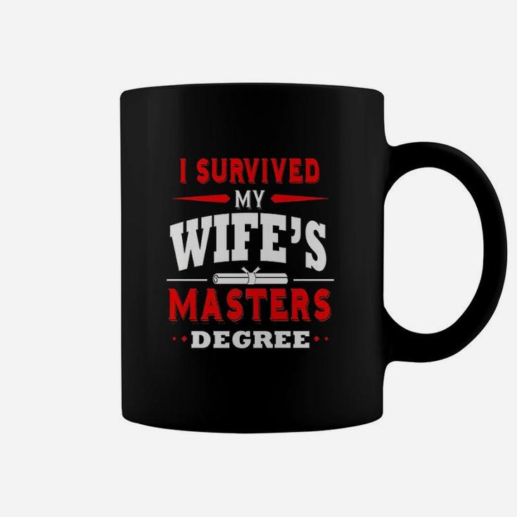 Masters Degree Funny Husband I Survived My Msw Gift Coffee Mug