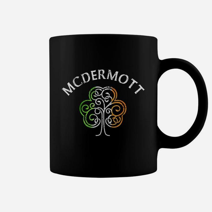 Mcdermott Irish Shamrock St Patricks Day Coffee Mug
