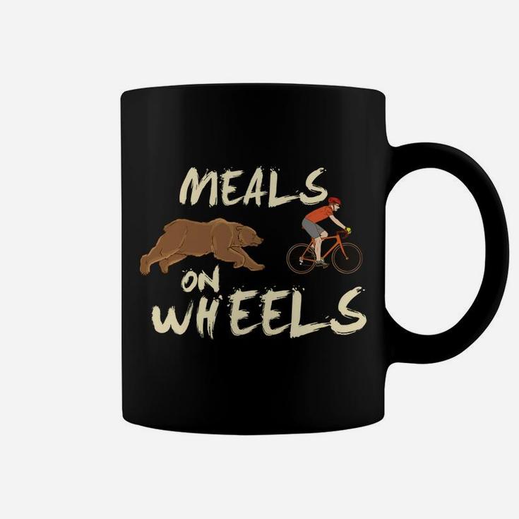 Meals On Wheels Cycling & Nature Design For Mountain Biker Coffee Mug