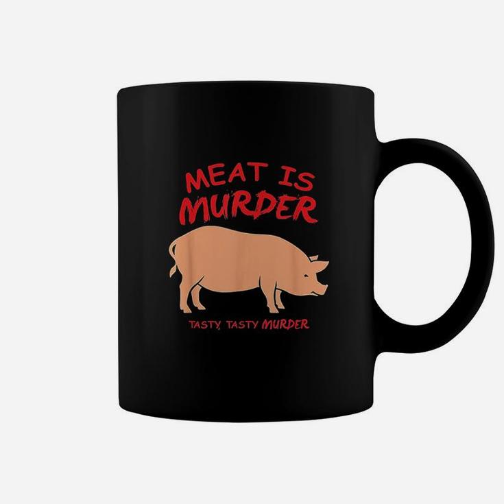 Meat Is Murder Tasty Murder Bacon By Zany Coffee Mug
