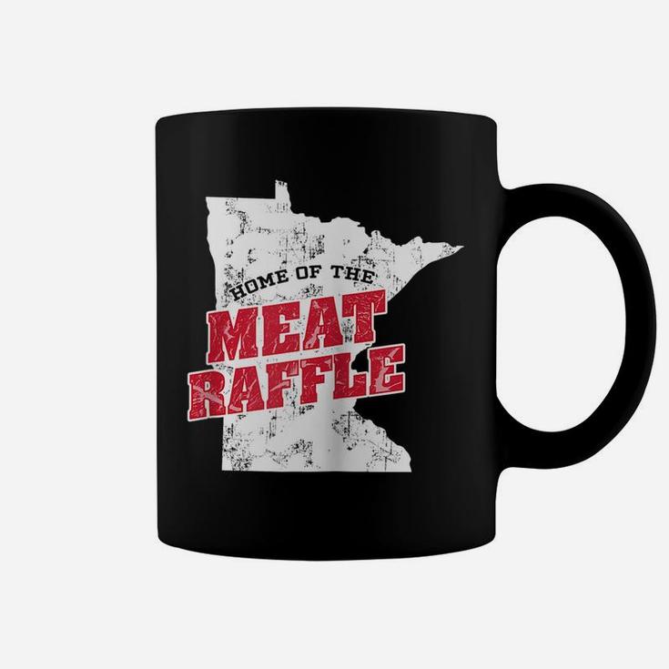 Meat Raffle Shirt Where Dreams Come Vintage Minnesota Raglan Baseball Tee Coffee Mug