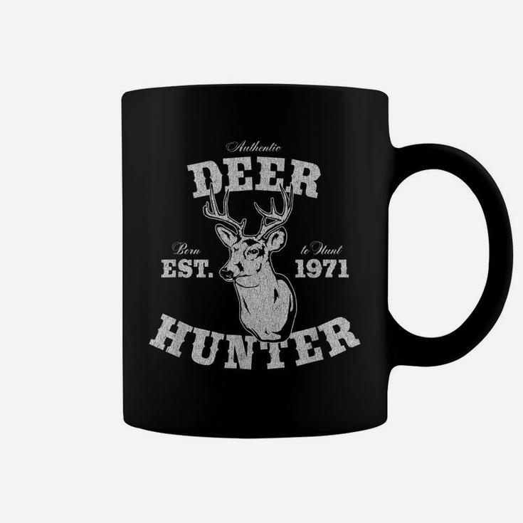 Mens 50 Year Old Deer Hunter 50Th Birthday Est 1971 Hunting Coffee Mug